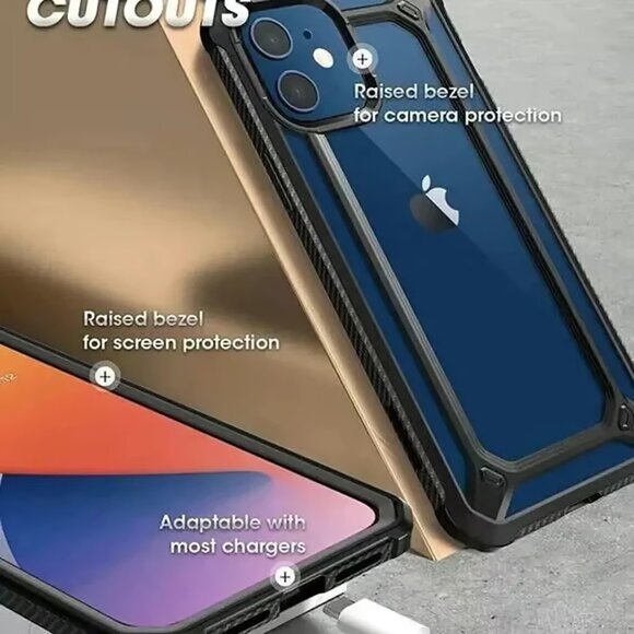 iPhone 12 Mini Case 5.4 Inch SUPCASE Unicorn Beetle STYLE Slim Bumper Cover NIB - Picture 2 of 3